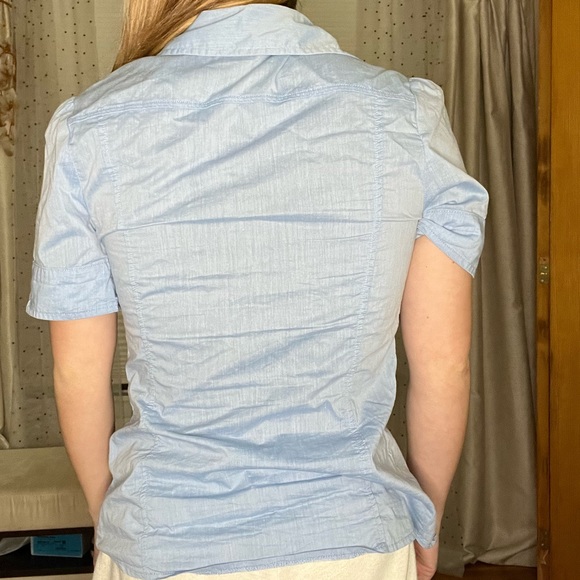 Blue button down - Picture 2 of 3